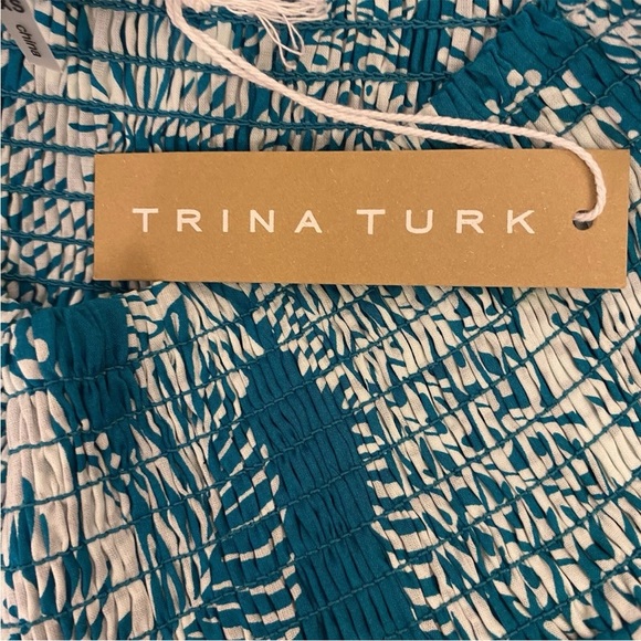 Trina Turk Women’s Spare Time Skirt Size M Pull On Floral Layered NWT $298 - Picture 9 of 11